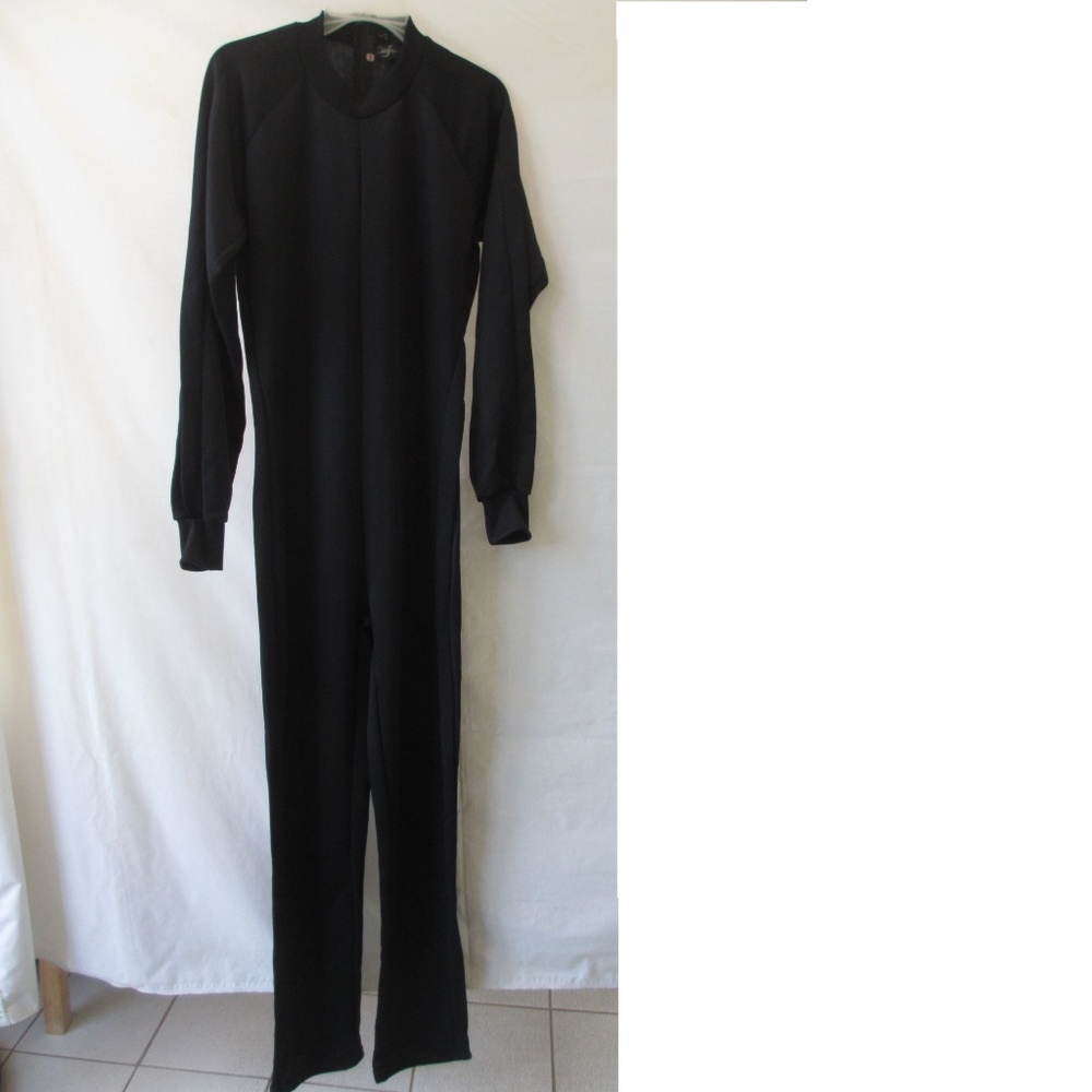 HALLOWEEN TAPERED LEG JUMPSUIT MEN WOMEN`S BLACK MEDIUM M